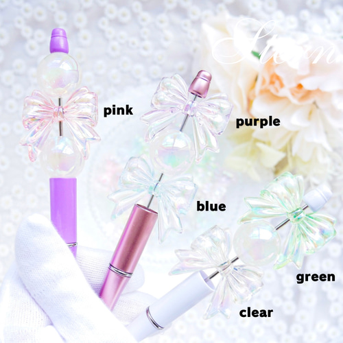 カスタムボールペン オーロラ ラメ 小