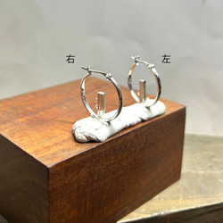 【受注制作】音楽記号フープピアス《シングル》（右耳用） 6枚目の画像
