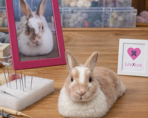 羊毛フェルト そっくり ウサギ オーダーメイド｜写真から作る ペット