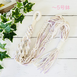 送料無料】マクラメプラントハンガー【NO.388】ハンドメイド・流木・海