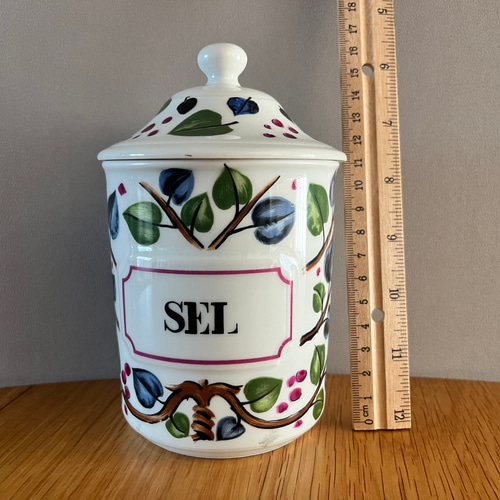 フランスの古いキャニスター French Canister 蚤の市 ブロカント