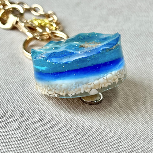 海の レジン バッグチャーム バッグチャーム りゅっしー 通販｜Creema 