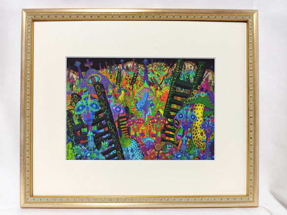 口から出すのは舌だけで良い 高見沢耳の版画作品 1/1 絵画 芸術 版画