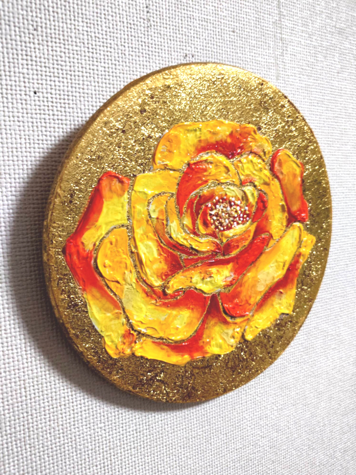 女性像　アクリル画　原画 女性像 アクリル画 原画