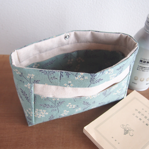 バッグインバッグ:バックインバックハンドメイド/スリムタイプ/便利な