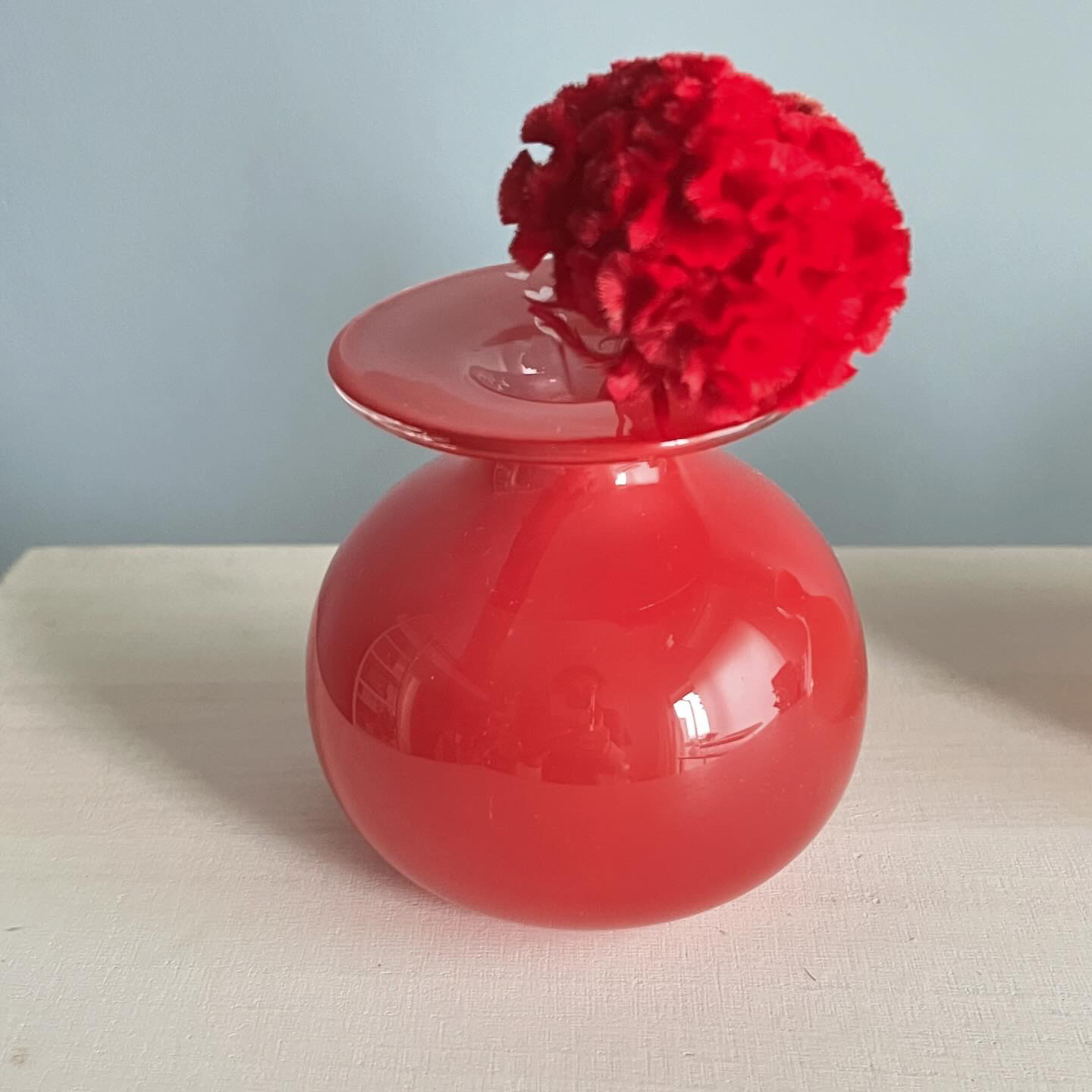 yuragi no.4 赤い花瓶 ハート red vase 一輪挿し・花瓶・花器
