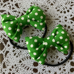 ヘアゴム キッズゴム ハンドメイド リボン 2個セット❣️1セットのみ❣️30. ヘアゴム キッズゴム ハンドメイド リボン 2個セット❣️1セットのみ