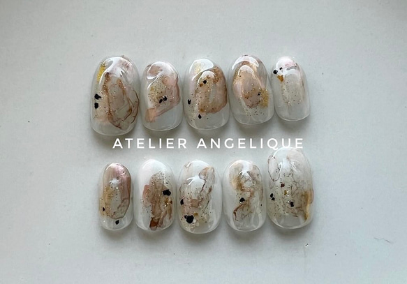 06))ネイルチップ フレンチガーリー ニュアンス 個性 夏ネイル 派手ネイル 06))ネイルチップ フレンチガーリー ニュアンス 個性 夏ネイル 派手