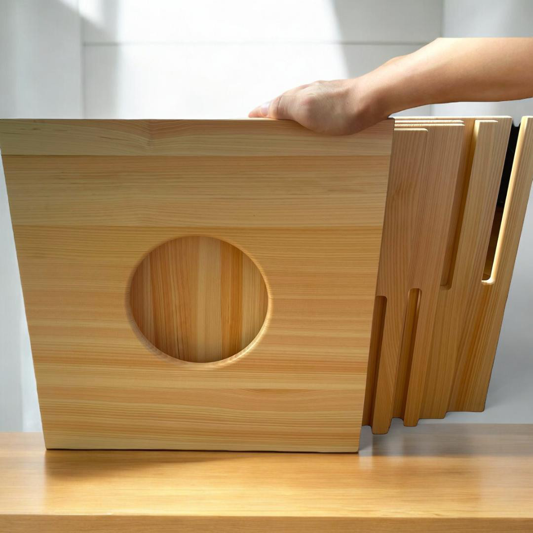 国産ヒノキ使用☆よもぎ蒸し用 椅子のみ 麗しい 