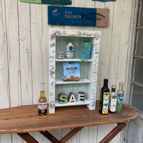 貝殻の壁取り付け飾り棚 棚・シェルフ・ラック HOUT-4 通販 18073888