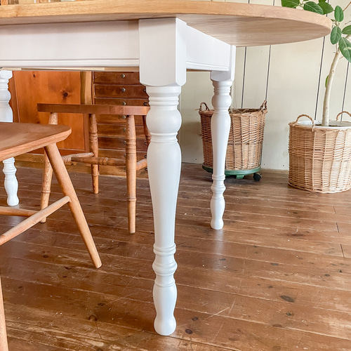 おしゃれなダイニングテーブルslender オーバルテーブル 楕円