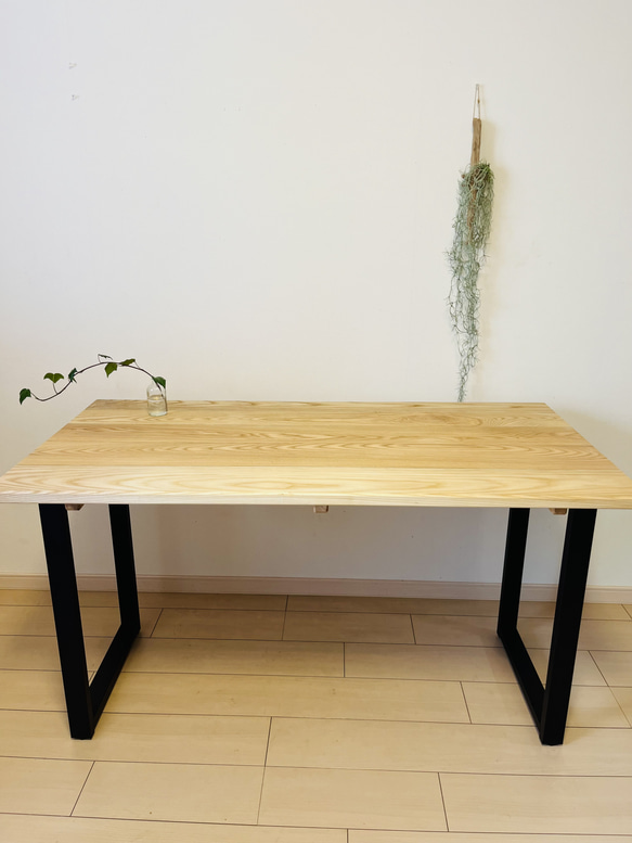 ホワイトオーク　ダイニングテーブル　カウンターテーブル　アイアンテーブル 