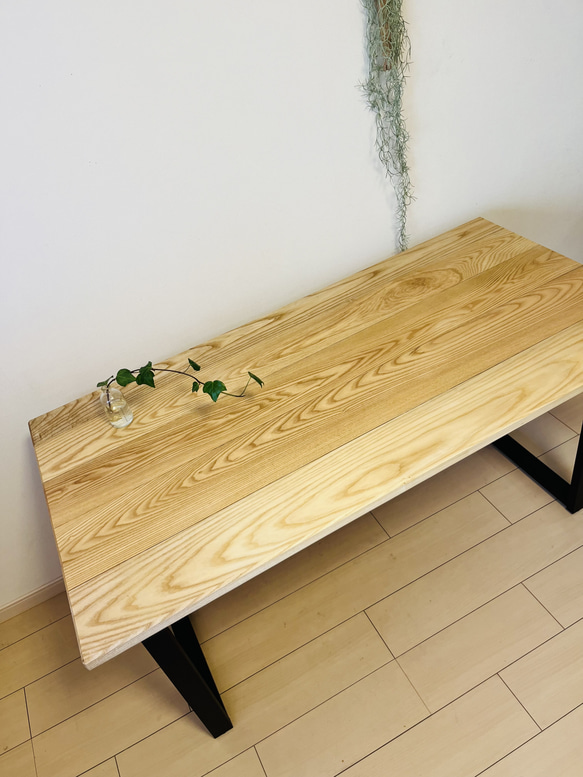 ホワイトオーク　ダイニングテーブル　カウンターテーブル　アイアンテーブル 