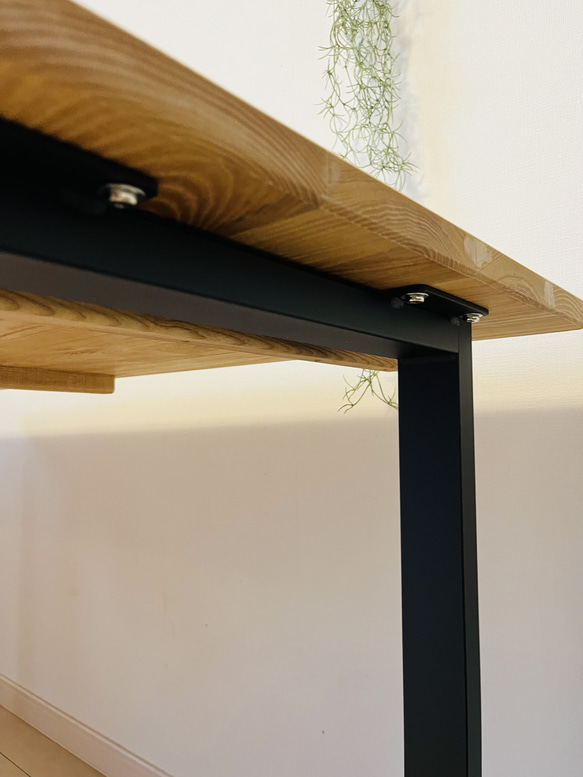 ホワイトオーク　ダイニングテーブル　カウンターテーブル　アイアンテーブル 