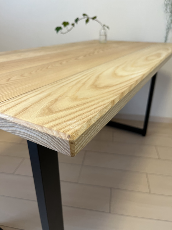 ホワイトオーク　ダイニングテーブル　カウンターテーブル　アイアンテーブル 