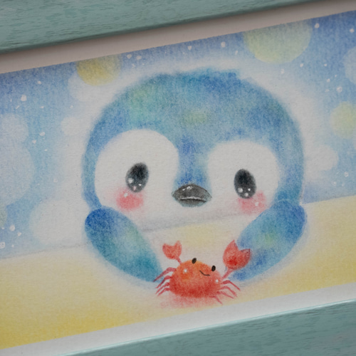 【原画】『グリヴォルト』（ペンギン　絵画　パステル画） m32562474245_1.jpg?1676182869