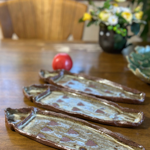 魚型・顔型 陶器 植木鉢