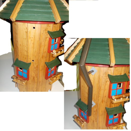 【新品】木製家型巣箱 小鳥の巣箱 巣箱（小鳥用）『 小鳥の住み家・杉の子（木）ハウス 』 ☆限定