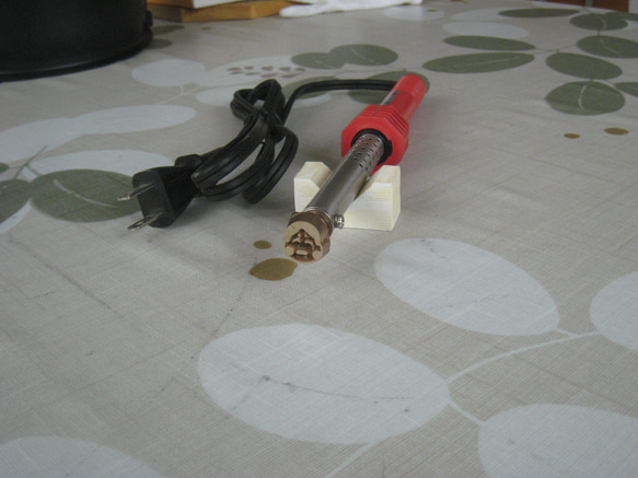 おかめ60W焼印電気ごてセット 1枚目の画像