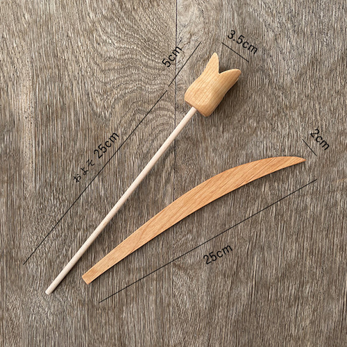 チューリップ 木製 ピック｜全6種類 花束 北欧 雑貨 母の日