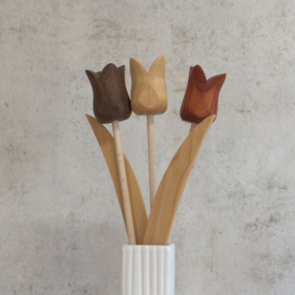 フィンランド 木製チューリップ切花タイプ20本 フィンランド 木製チューリップ切花タイプ20本 フィンランド 木製