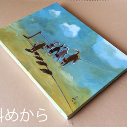 こんな日は猫もよく乾く(アクリル絵の具による猫たち) 4枚目の画像