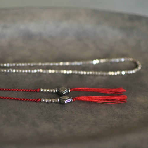 カレンシルバー シルクコードネックレス（silver925） ネックレス