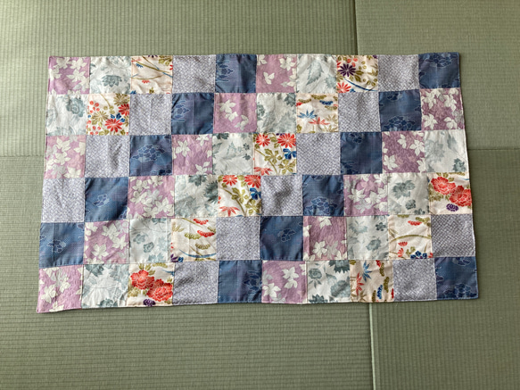 リメイク 古布 絣 パッチ 玄関 マット A b74c5f1598458d7208593aeeefa10f