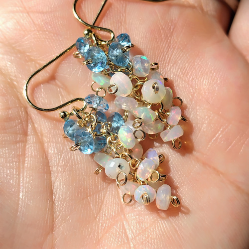 14kgfエチオピアオパールつぶつぶピアス/イヤリング 14kgfエチオピアオパールつぶつぶピアス/イヤリング 【公式通販】