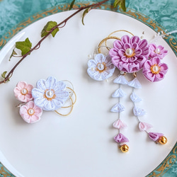 レジン ピンク ドライフラワー ヘアゴム ヘアゴム sora7iro 通販