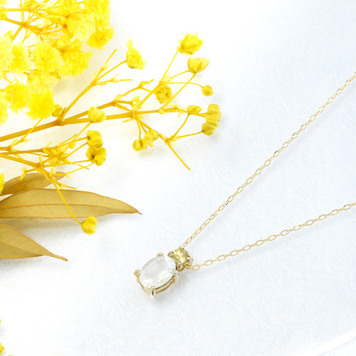 K10 ブルームーンストーン スフェーン ペンダントトップ CG018CIBS