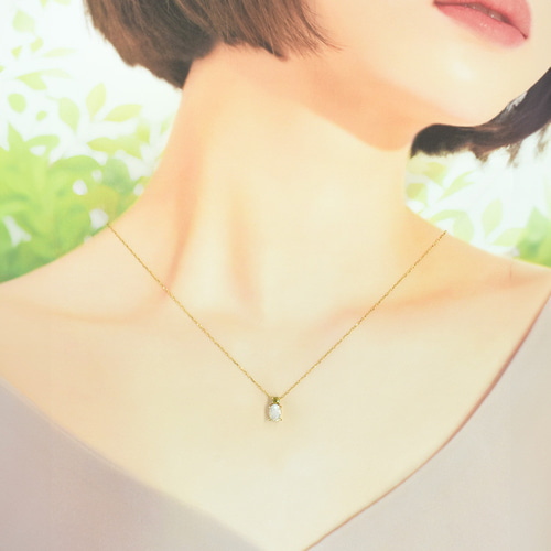 K10 ブルームーンストーン スフェーン ペンダントトップ CG018CIBS