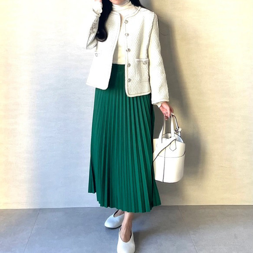 新作送0】大人の春おしゃれ イチオシ極上プリーツスカート 高見えツヤ