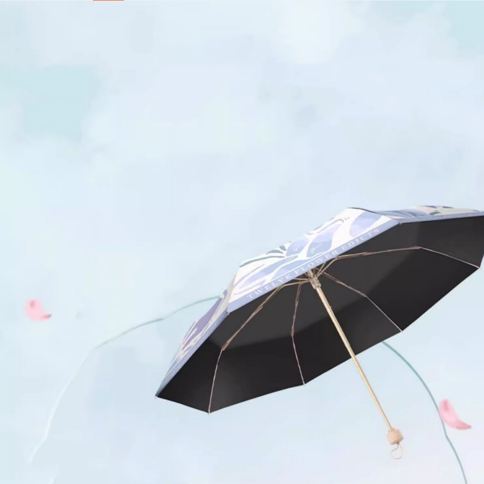 ☀晴雨兼用 ☂五つ折り  ☂ 軽量傘 ☂日傘 雨傘 花柄