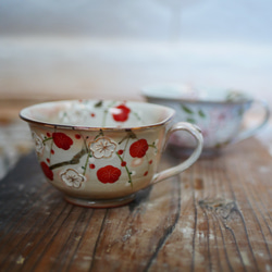 美品 京都雲楽窯6点セット 京焼 清水焼 桜もみじ 陶器 大皿 おもてなし 来客 京都雲楽窯6点セット 京焼 清水焼 桜もみじ 陶器 大皿 おもてなし 来客