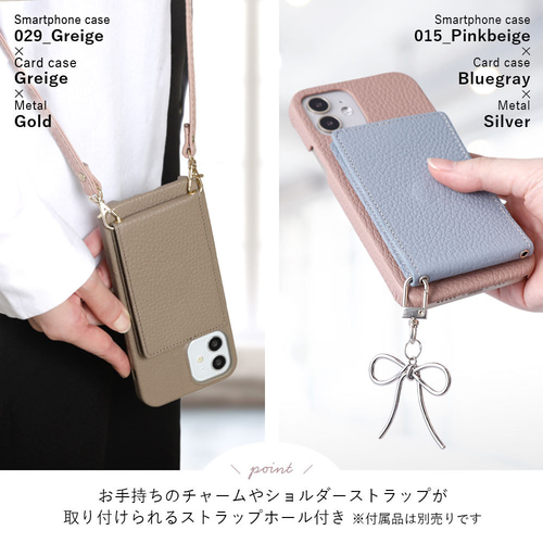 カードケース ミラー付き 本革 スマホケース ほぼ 全機種 アンドロイド