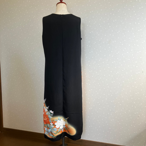 No.128 留袖ドレス ワンピースとボレロ(カーブ) M〜L11号着物