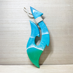 ティッシュボックス　波レジン　アート 波アート ティッシュボックスNo．1☆エポキシレジン その他