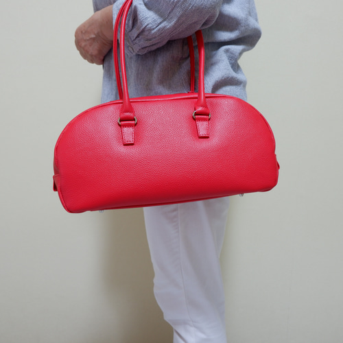 赤いストライプボストンバッグ セール】ハートボストンバッグ（ボストンバッグ）｜SENSE OF