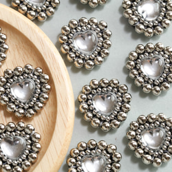 ビーズ刺繍カボション オーダーページ ビーズ刺繡【パール】カボション センターパーツ