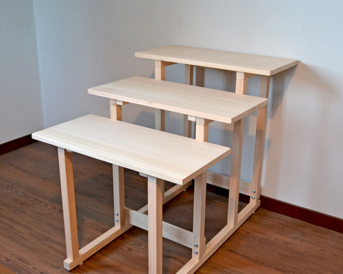 値下げしました！古家具 レトロな花台 展示台 八足台