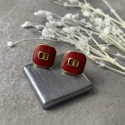 K18 ピアス　モダン　レトロ　昭和 66737bcf8c86668a13f83b3b7b70bb