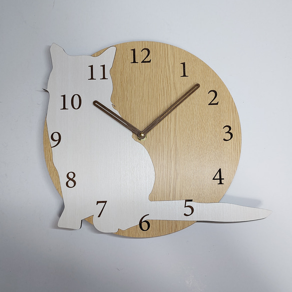 期間限定値下げ3000円引き】【文字入れ】ねこちゃん はみ出し壁掛け