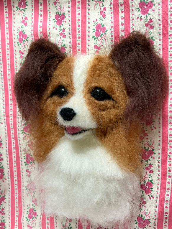 見本 羊毛フェルトパピヨン パピヨン 羊毛フェルト doglover 通販 