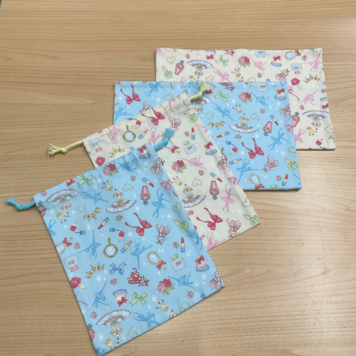 14種から【給食セット×2日分】w60×40cm ランチョンマット w20×25cm
