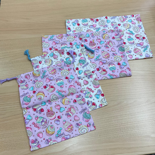 14種から【給食セット×2日分】w60×40cm ランチョンマット w20×25cm