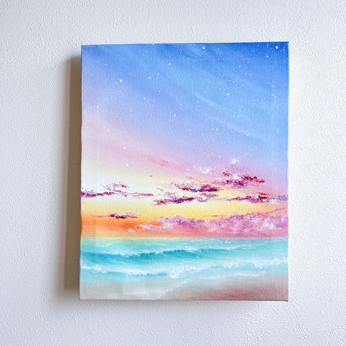 Earth【原画】幻想的光景〜美しい光と影の世界(チョークアート.オイル