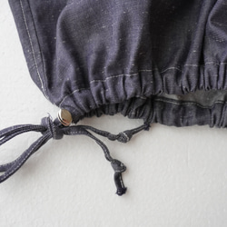 relaxing・2wayデニムパンツ　ワイドマキシ/バルーン・アラジンパンツ　cotton/flax 16枚目の画像