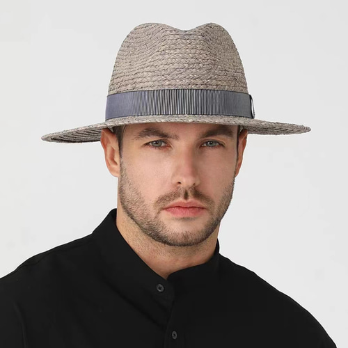 ラフィアハット、中折れ帽子男性、パナマ帽、フェドーラ帽、麦わら帽子