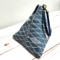 ミナペルホネン　ハンドメイド　四角いミニポシェット ミナペルホネン ハンドメイド 四角いミニポシェット バッグ-限定